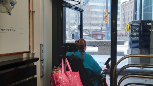 Kokemustoimija Metson ovella.