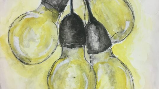 Piirrettyjä lamppuja.