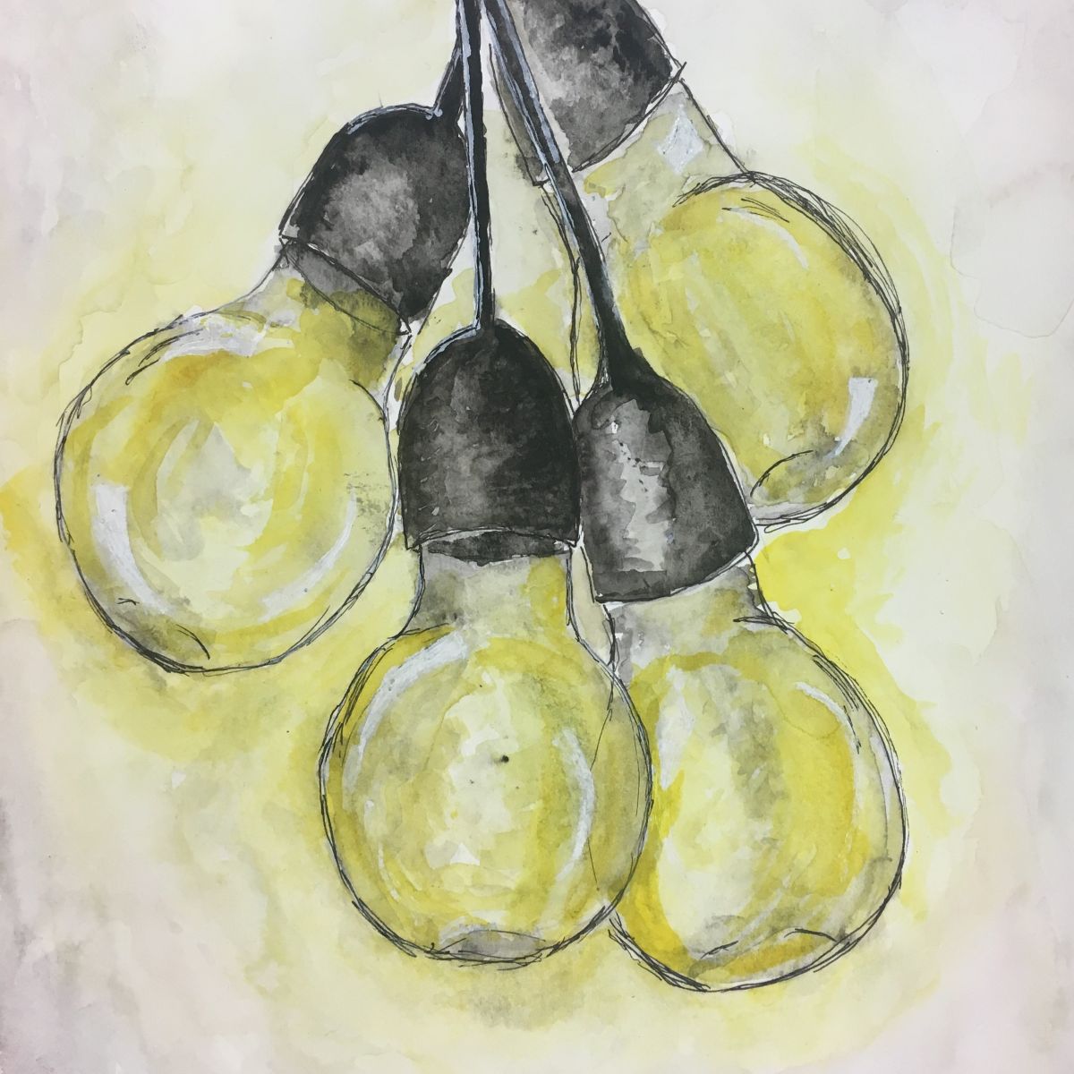 Piirrettyjä lamppuja.